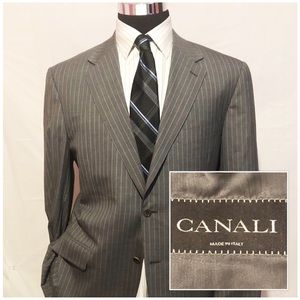 CANALI Men's Wool Blazer Jacket Sports Coat SZ 46R